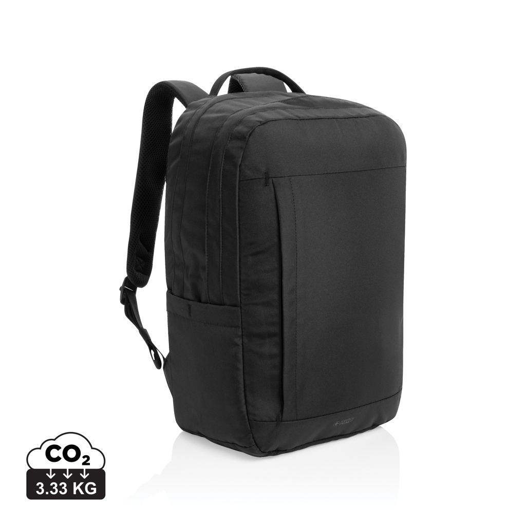 Rucksack, Schwarzer Rucksack, Rucksack mit Schultergurten, Minimales Design, 3,33 kg CO2, Rucksack, Backpack, Schwarz, Hauptfach, Tragesystem, Rucksack, Backpack, Schwarz, Rückenpolster, Gewicht 3.33 kg
