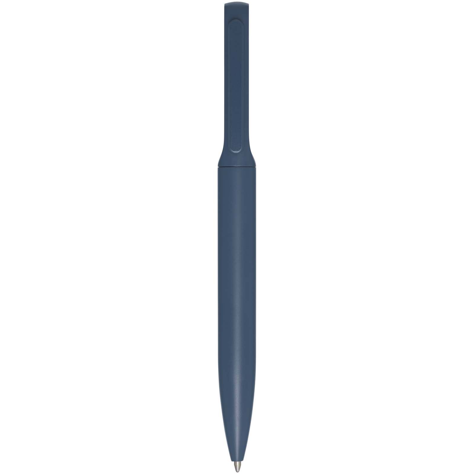 Kugelschreiber, Kugelschreiber, Blau, Gummi-Griff, Klickmechanik