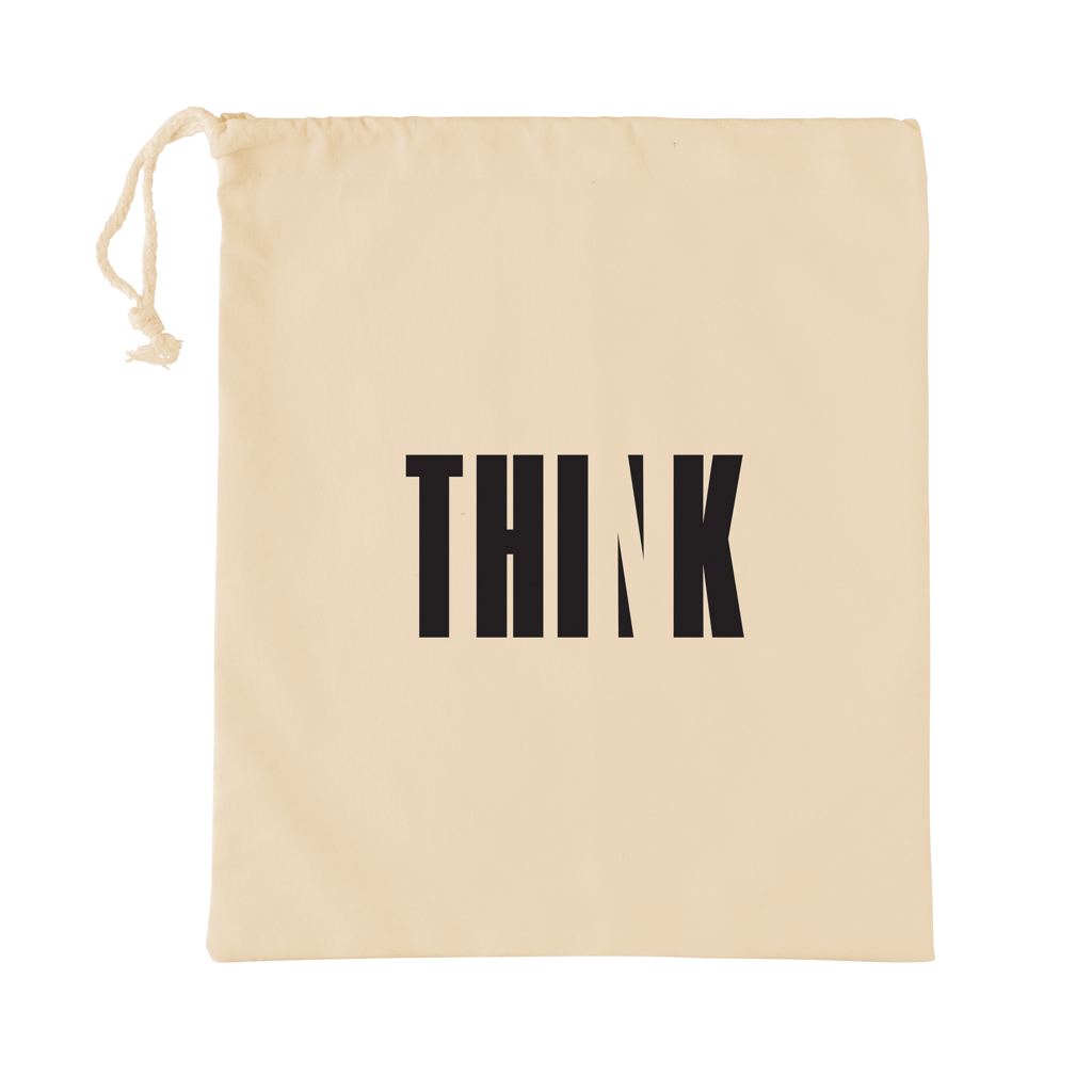 Beutel, Drawstring bag, Canvas bag, Kordelzug, Danke-Text