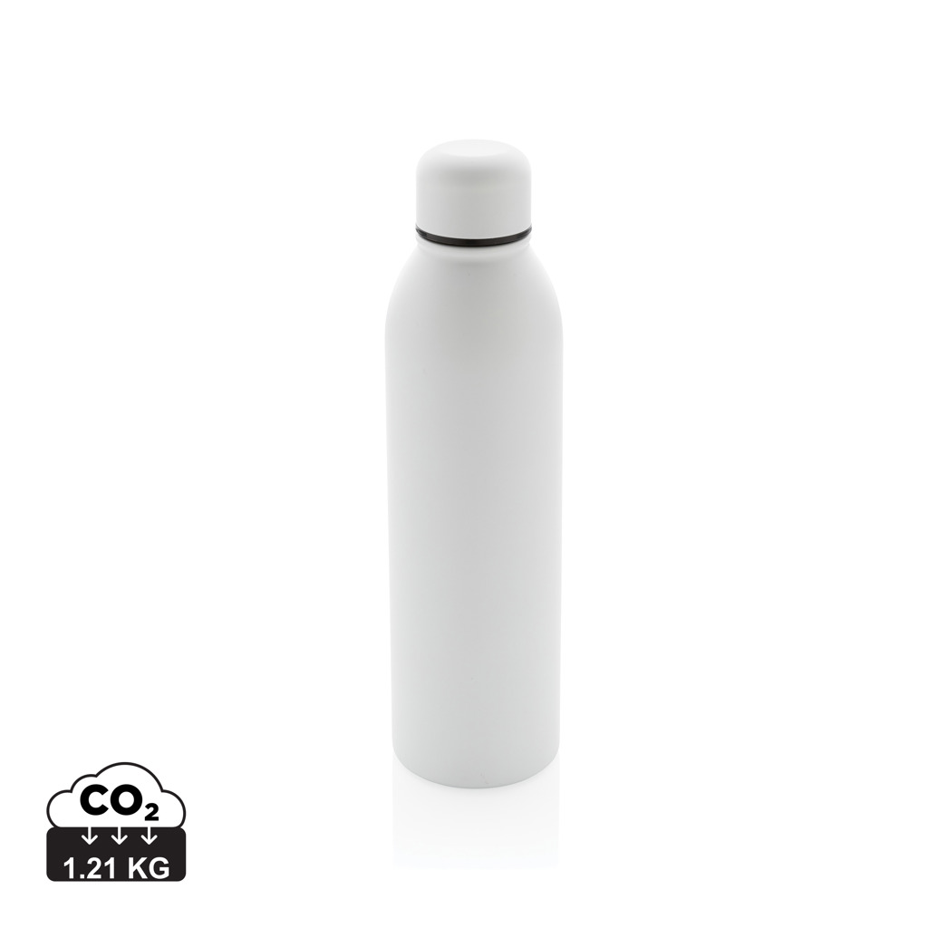 Wasserflasche, Aluminium, Trinkflasche, weiß, Kappe
