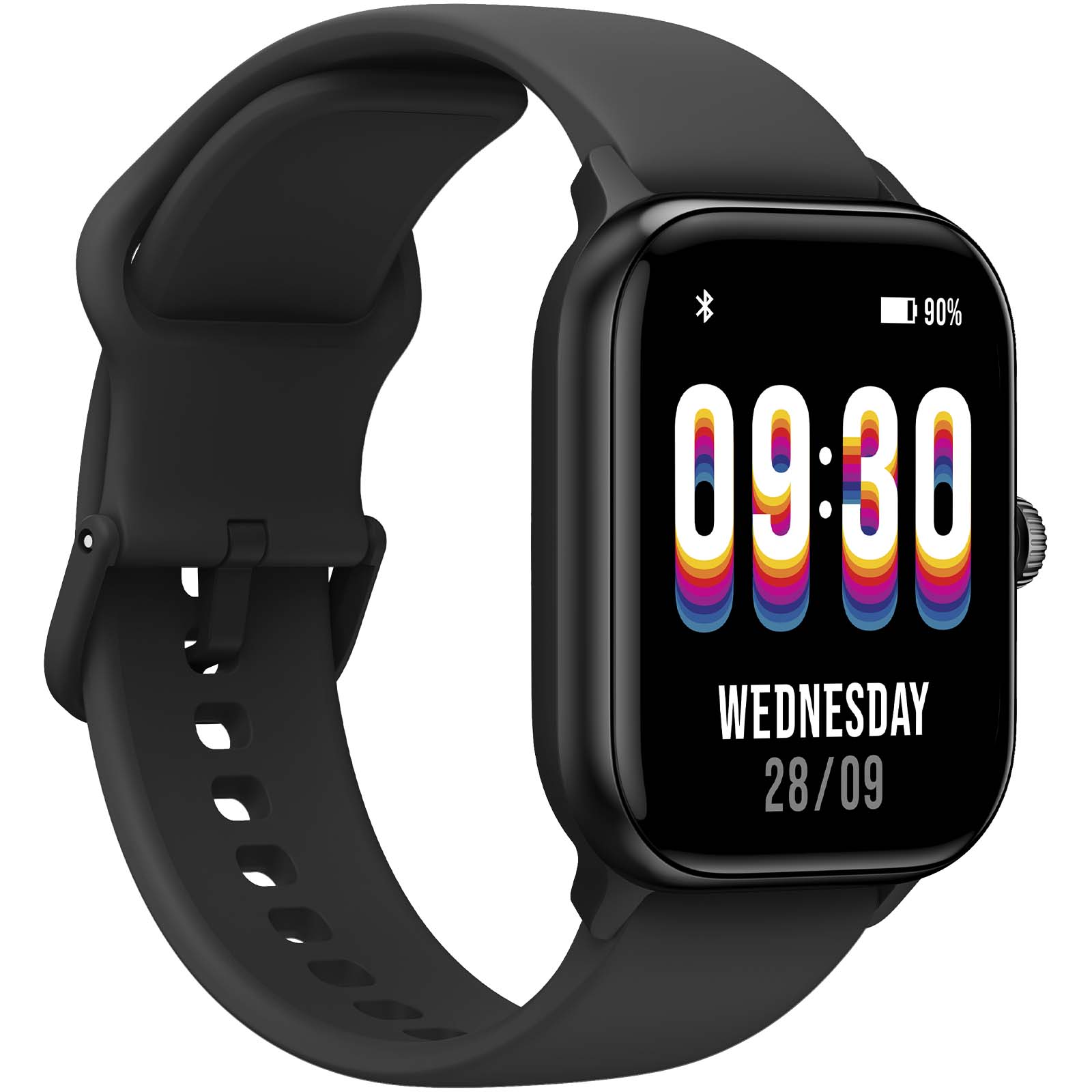 smartwatch, Uhr, Smartwatch-Band, schwarz, digitales Display