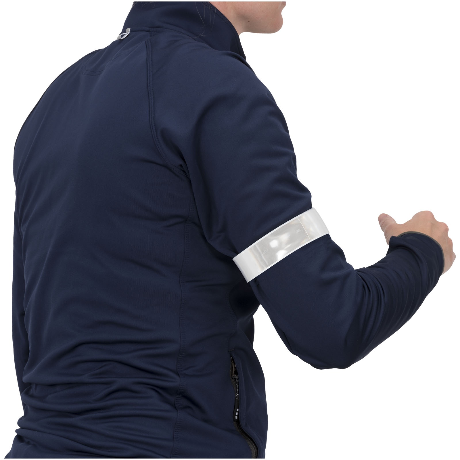 jacke, armband,  navy, langearm, reissverschluss, Armsleeve, Reflektierband, Jacke, Dunkelblau, Reißverschluss-Tasche