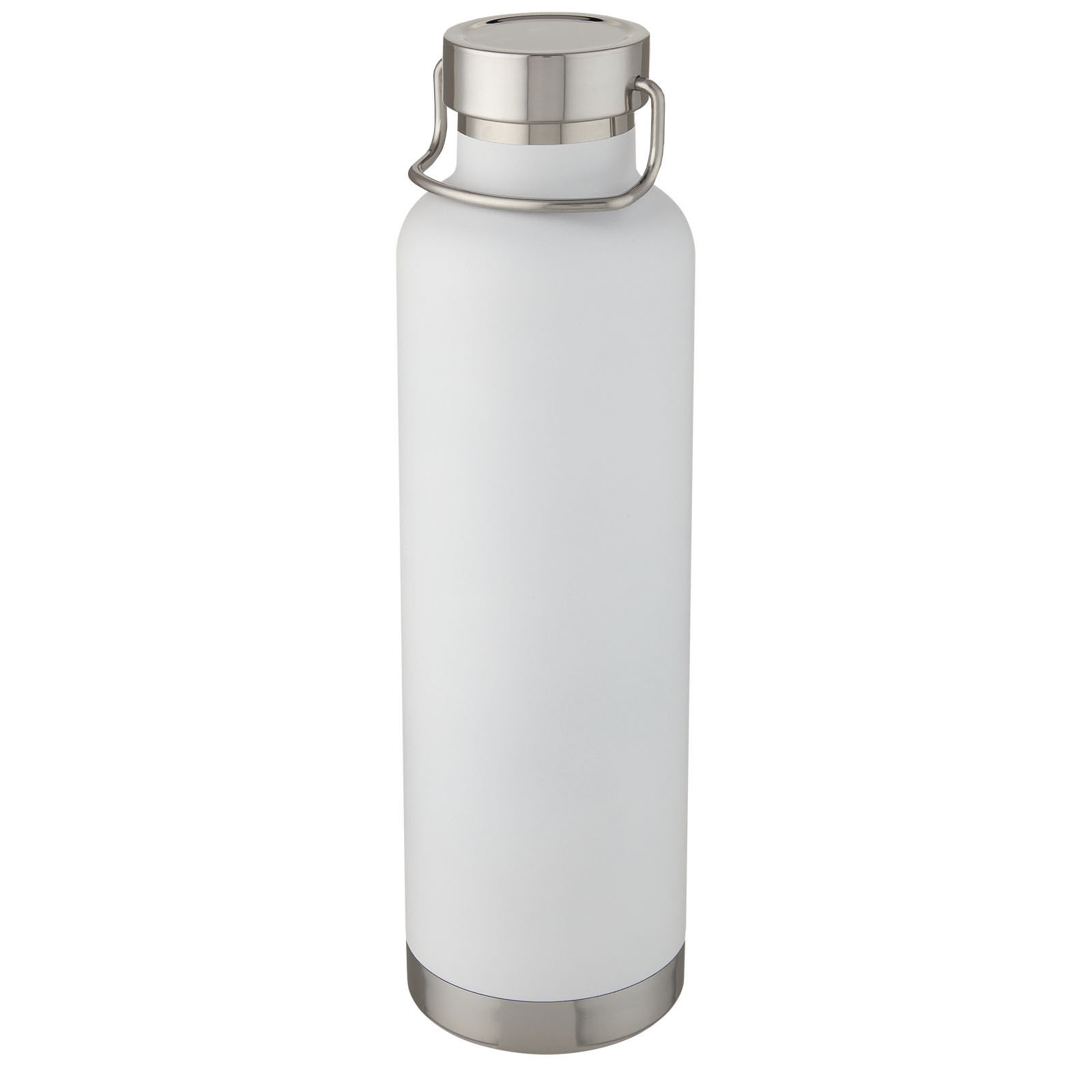 Flasche, Thermos, Stahl, weiße Flasche, Trinkflasche, Flasche, Wasserflasche, Stahl, Siphonverschluss, PVC frei