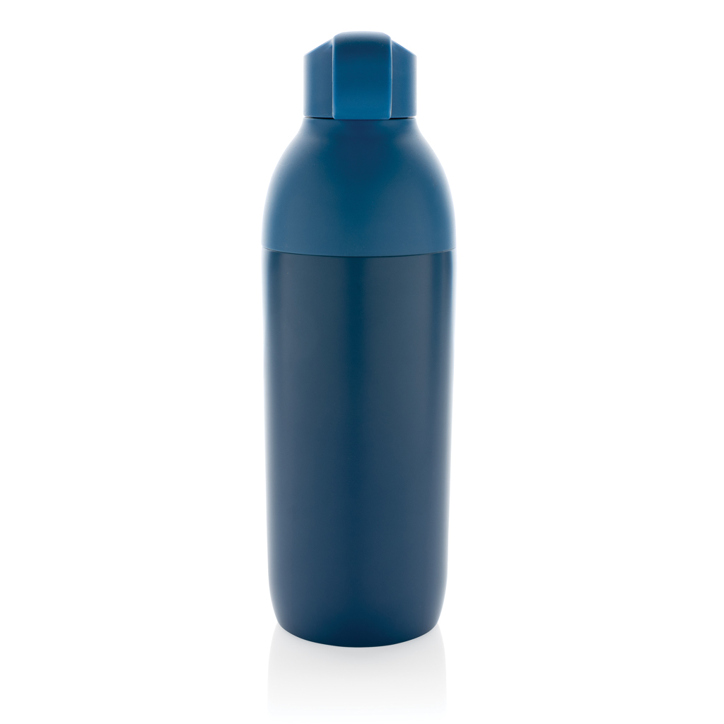Flasche, Wasserflasche, Sportflasche, Kappe, Einfarbiges Blau