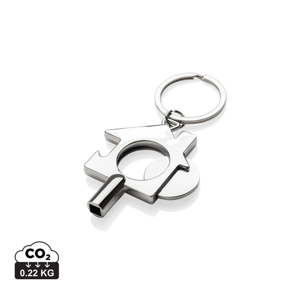 Zubehor, Schlüsselanhänger, Unisex, Metal, Symbol, Löwe?, keychain, metal, female symbol, ring, hole-punch, Schlüsselanhänger, Halterung, Metall, Silber, XO-Form, Schlüsselanhänger, Männliche Symbol, Metall, Silber, Accessoire