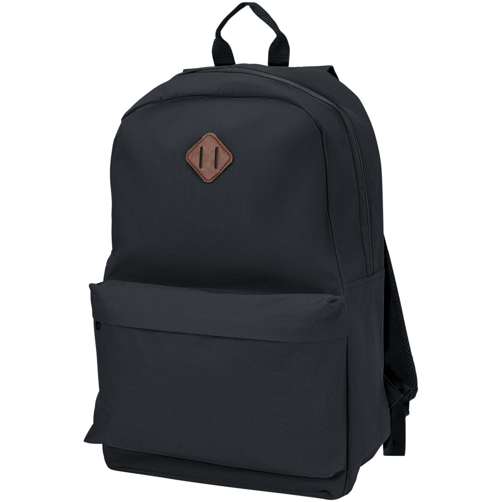 Rucksack, Backpack, Schwarz, Vordertasche, Tragetasche, Rucksack, Schwarz, Vordertasche, Tragegriff oben, Stoff, Rucksack, Rucksack, Universalt, Schwarz, Fronttasche