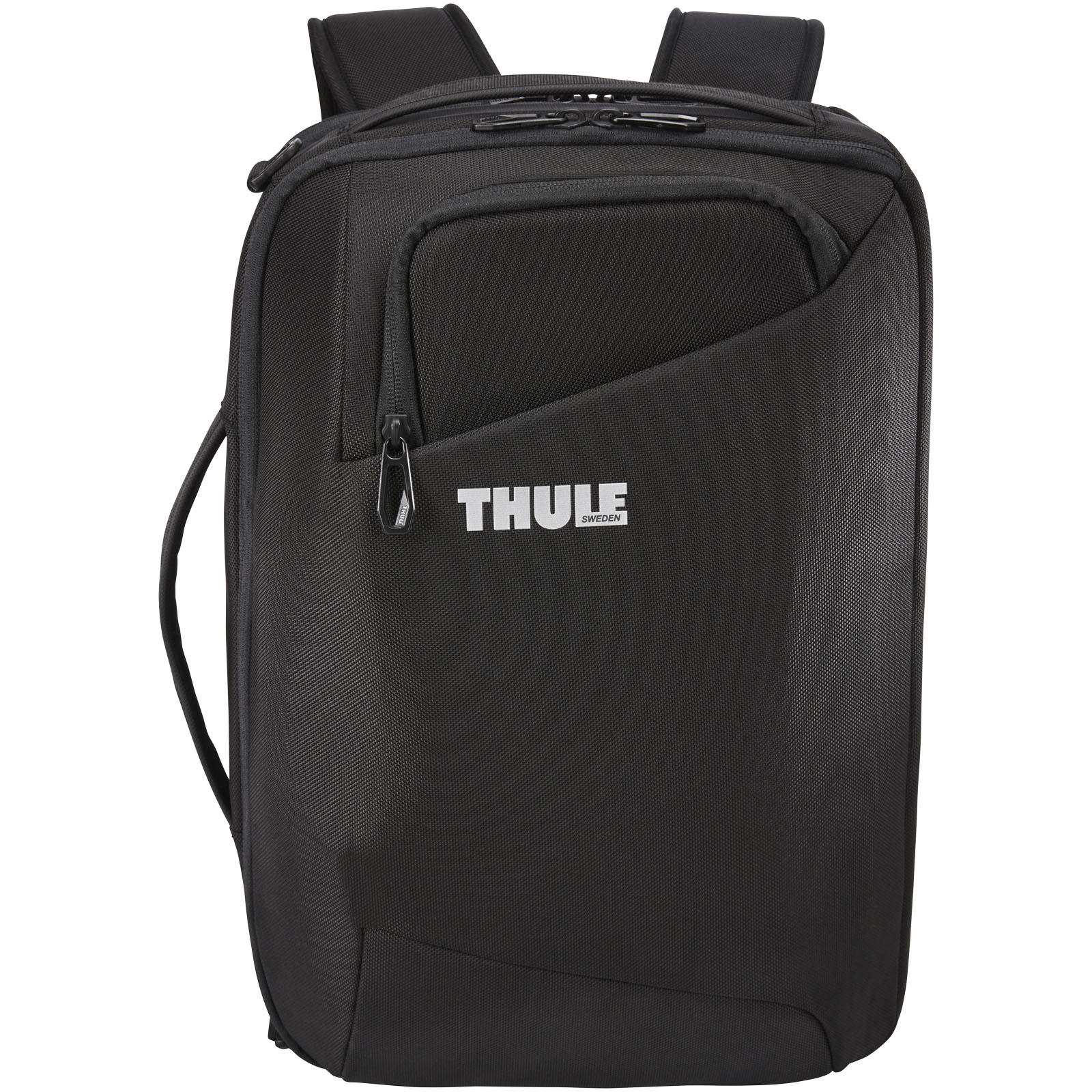 Rucksack, Laptop-Rucksack, Schwarz, Tragegriff, Fronttasche