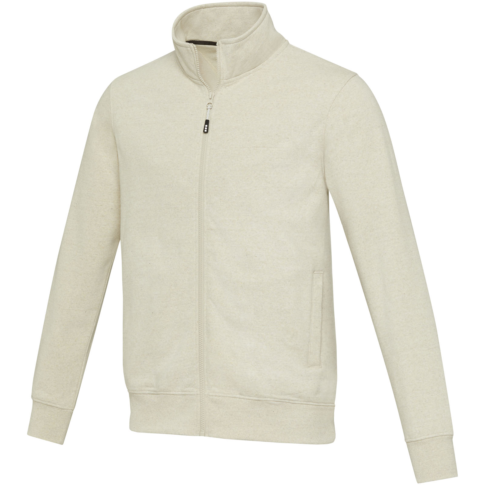 Herrenjacke, Fleecejacke, Kragenhoch, Vollreissverschluss, Seitentasche, Herrenjacke, Reißverschlussjacke, Sweatjacke, Kapuzenlos?, Beige, Herrenjacke, Kapuzenjacke, Reißverschluss, Seitentasche, Stehkragen