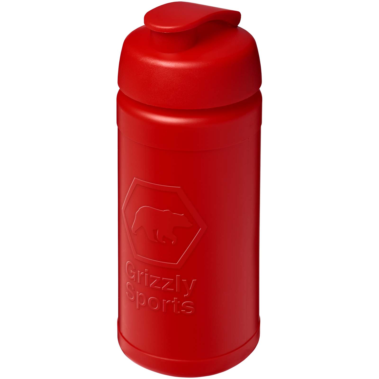 Trinkflasche, Sportflasche, Rot, Einwegfrei, GrizzLy Sports