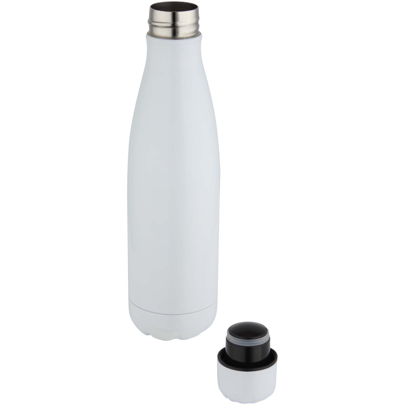 Flasche, Wasserflasche, Trinkflasche, Stahlverschluss, White body
