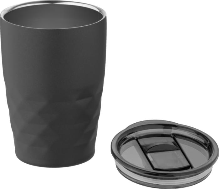 Geo Thermo Becher mit Logodruck digital rundum