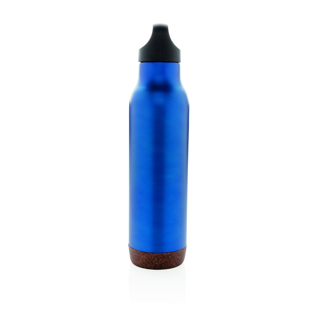 Flasche, Trinkflasche, Blaue Flasche, Schraubverschluss, Metallboden