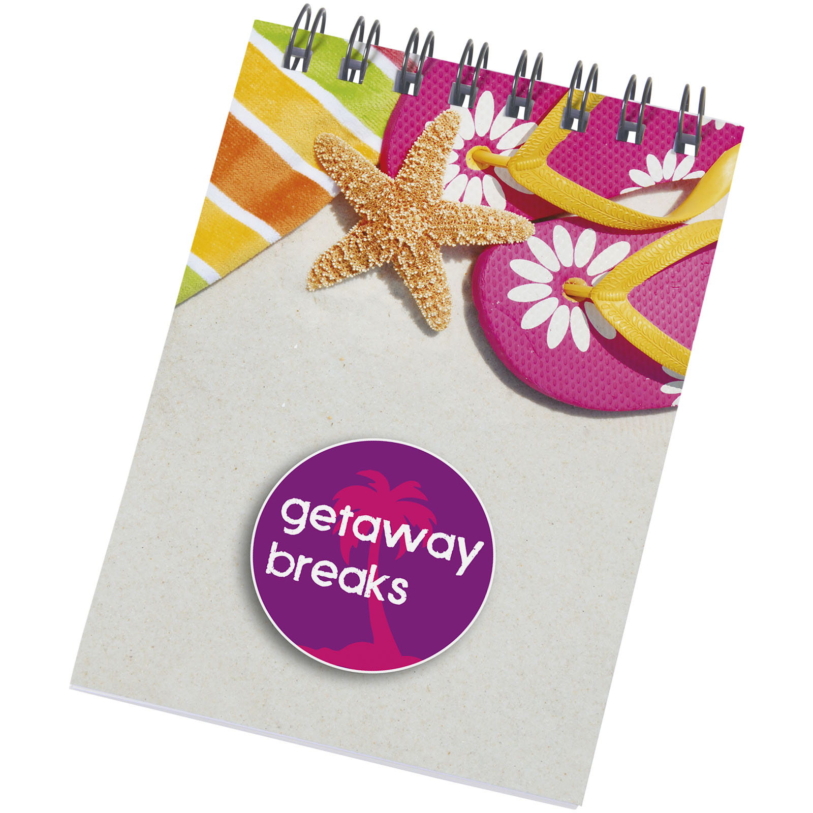 Flip-flops, Sandals, Starfish, Notebook, Beach, Notizbuch, Spiralblock, Sommer, Flip-Flops, Sternrochen