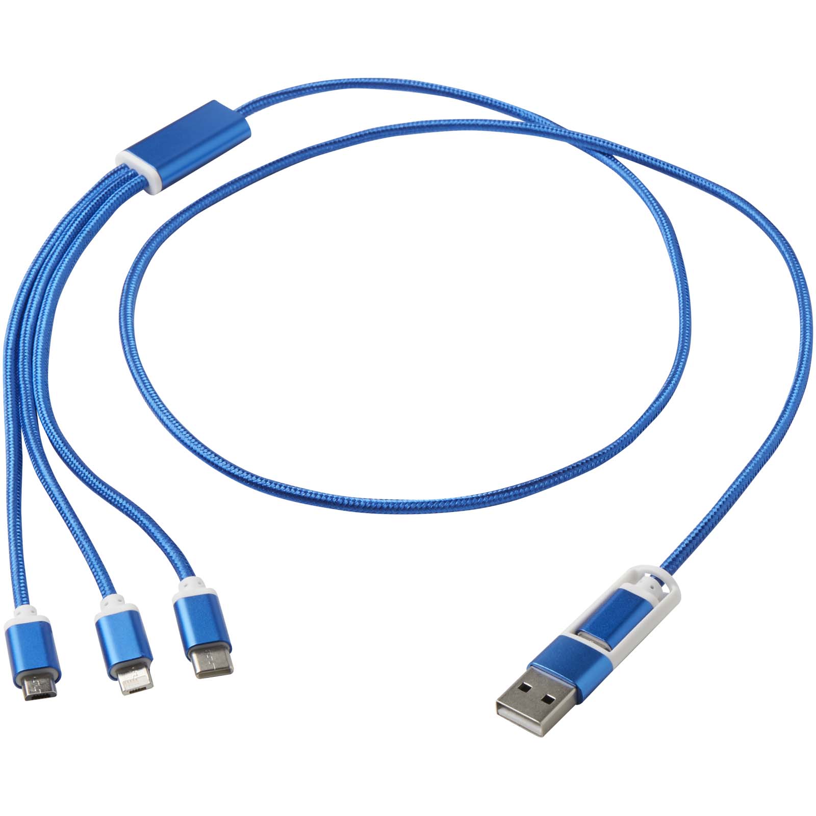 usb kabel, ladenkabel, multiport kabel, blue kabel, micro usb usb-c lightning