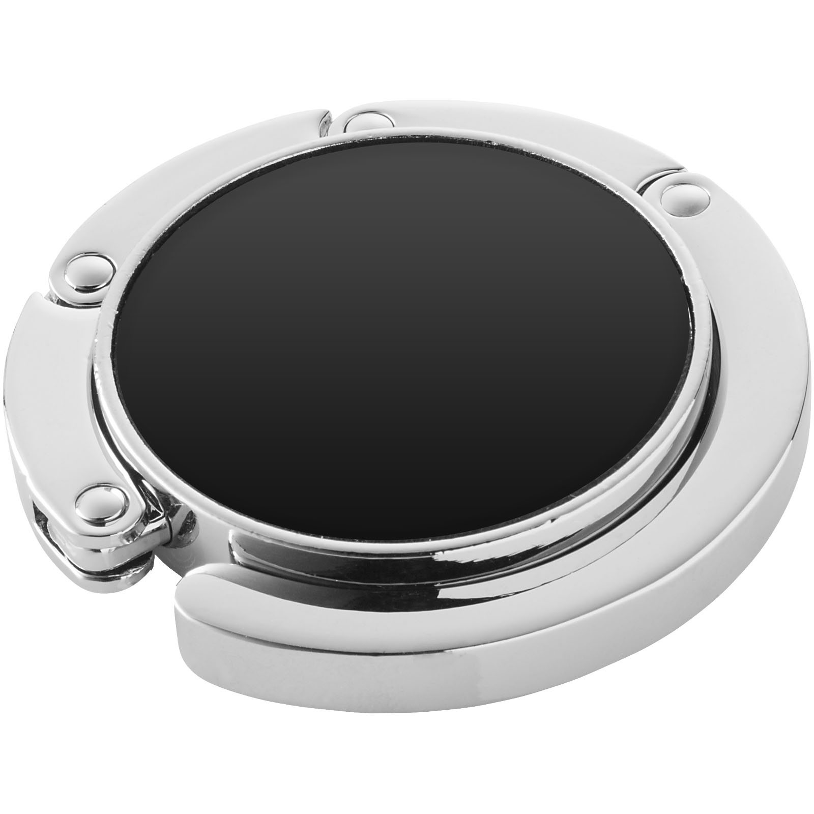 Halterung, Magnetverschluss, Schwarz Glas, Chrom, Halter, tumbler, lip ring, Chrome, Metall, Knopf, fob, gürtelclip, runder magnetverschluss, Chromstahl, schwarzes glas