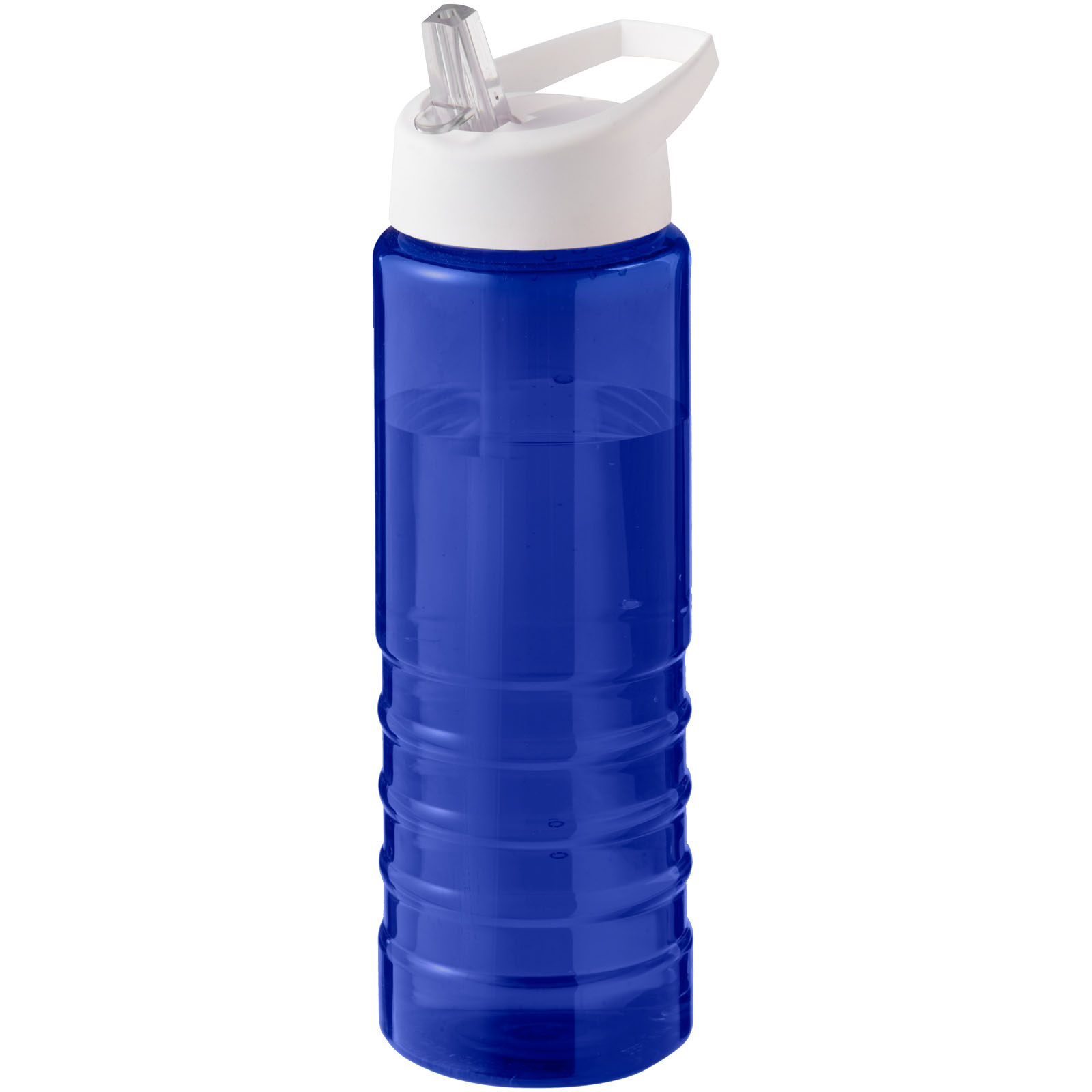 Wasserflasche, Trinkflasche, blaue Flasche, Schraubverschluss, Tragegriff