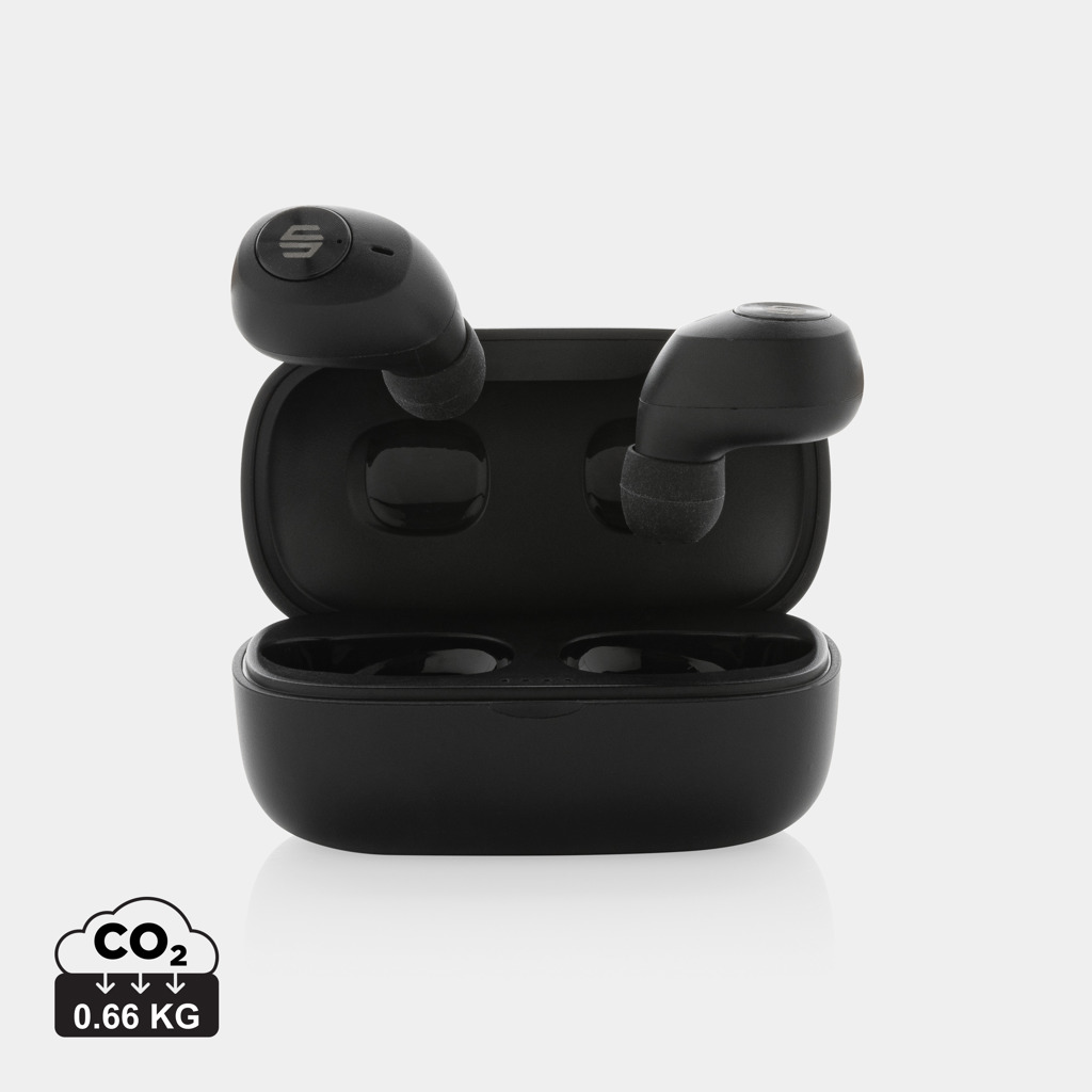 Elektronik, Kopfhörer, Earbuds, Wireless, In-ear, Case, Schwarz, In-Ear, Wireless, Earbuds, Hülle, Schwarz, In-ear headphones, Wireless earbuds, Case, Schwarz, Weiche Silikonspitzen
