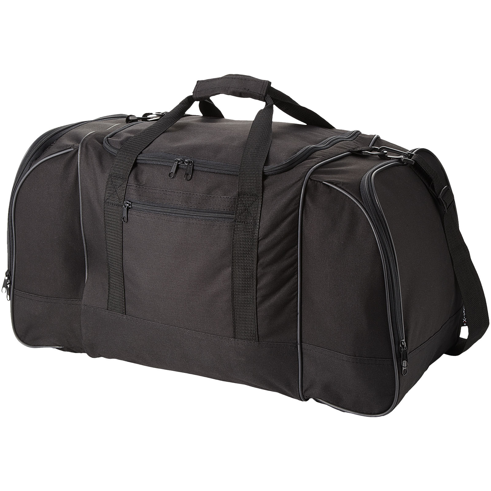 Sporttasche, Reisetasche, Duffle, Schwarz, Tragegriff, Reisetasche, Sporttasche, Duffle Bag, Große Tasche, Nylon