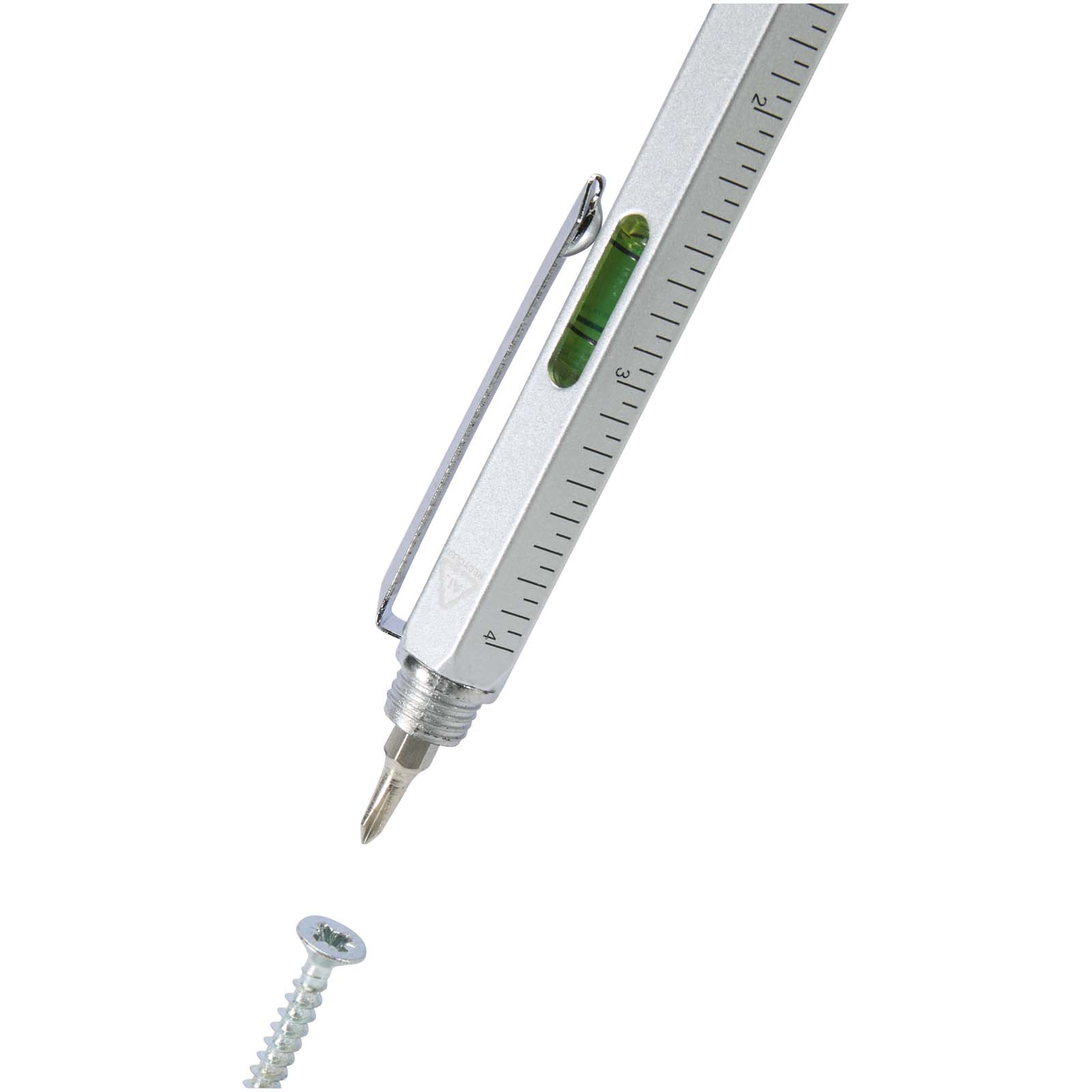 nivelling tool, Schraubendreher, Metalllineal, grüner Blasen, Schraube