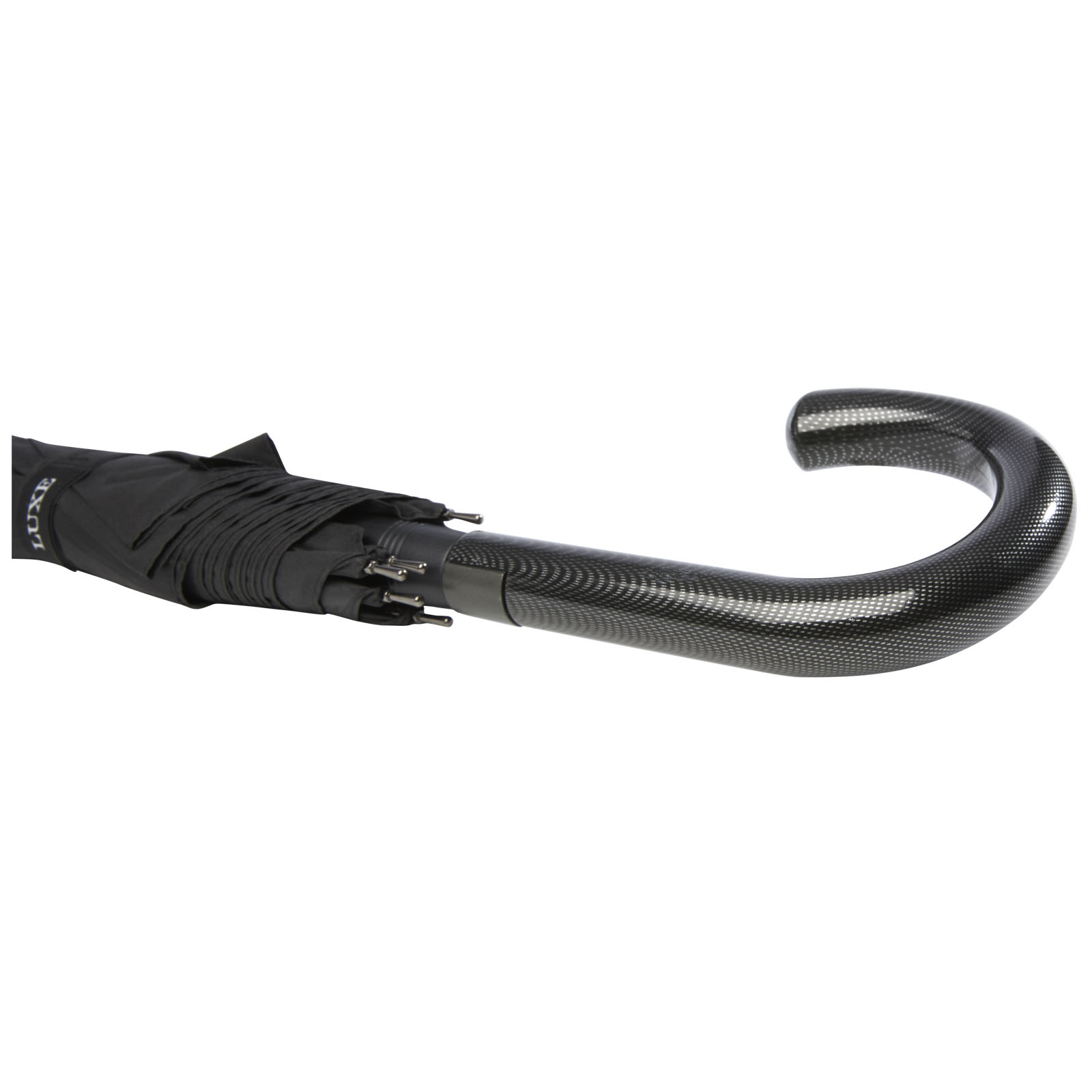 Fahrradklingel, Carbonfaser, Schwarz, U-Bogen form, Faltbar