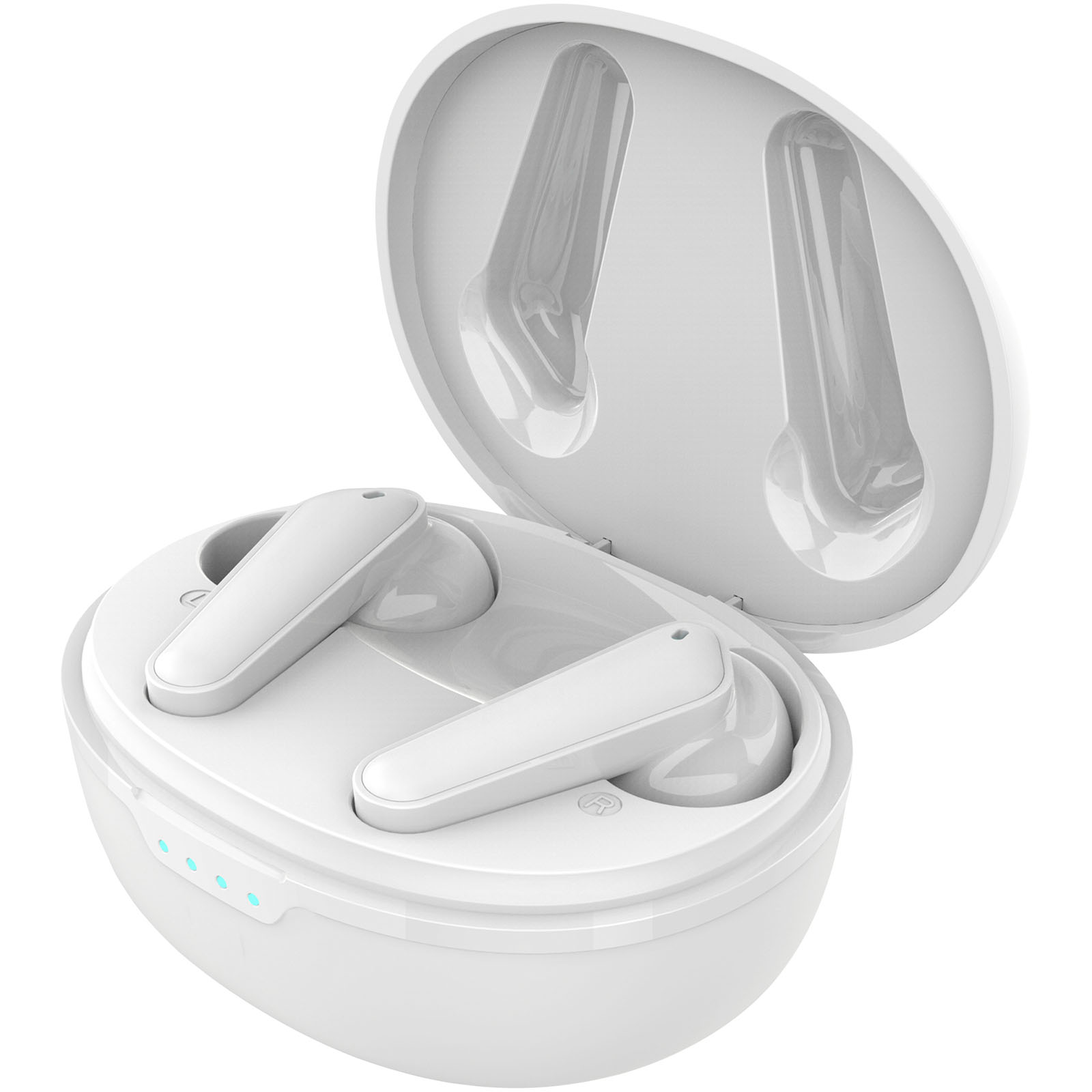 Bluetooth, In-Ear, Kopfhörer, Ladehülle, Weiß, kopfhörer, true wireless, in-ear, lademodus, case