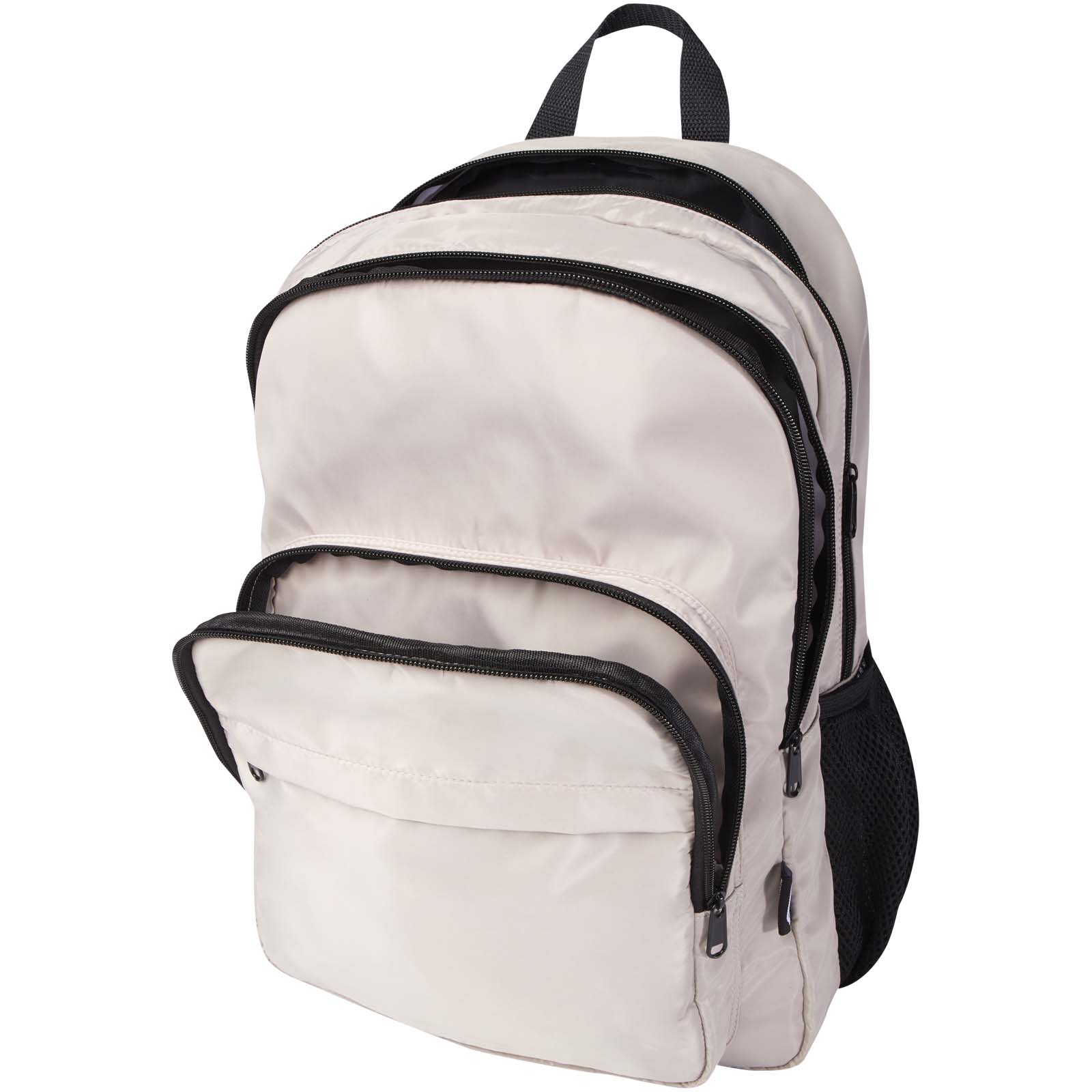 Rucksack, Rucksack, Beige, Mehrfachfach, Netztasche