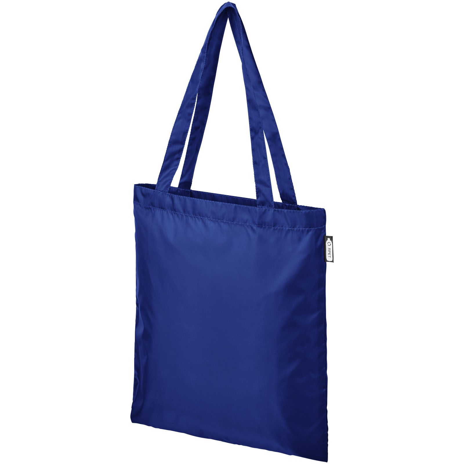 Tote-Tasche, Blau, wiederverwendbar, Jersey, Langer Träger, Tote, Tasche, Stofftasche, Blaue Tasche, Tragetasche, Tasche, Blau, Tote, Schultertasche, Unbedruckt
