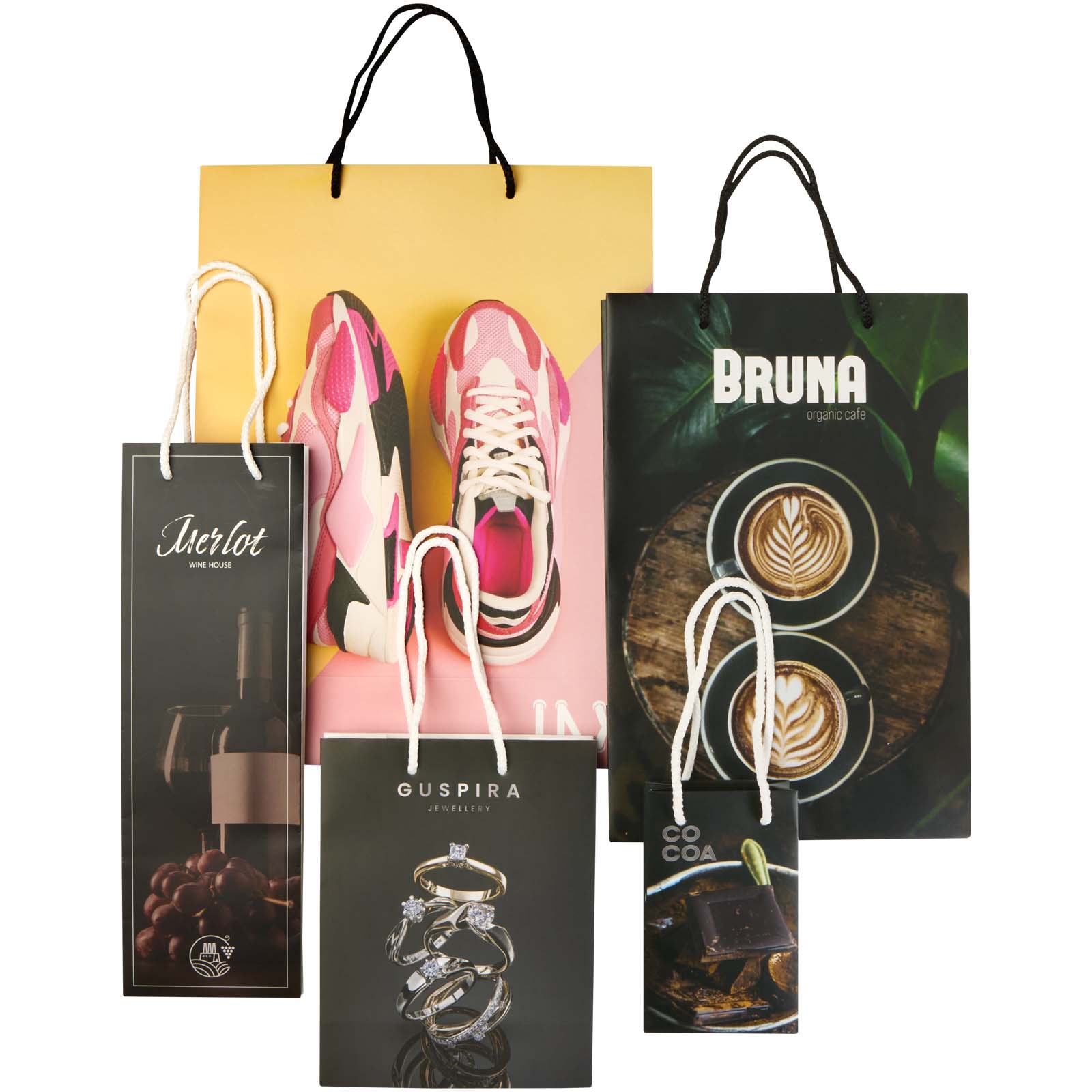 购物袋, 鞋子展示, 时尚包, 礼品包装, 尺寸不一