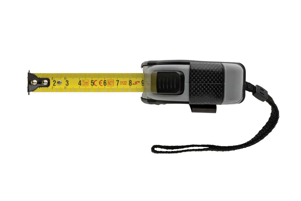 Diagramm, Handlung, Maßband, Messband, Ausklappbares Maßband, Taschenmaßband, Gehäuse mit Grif