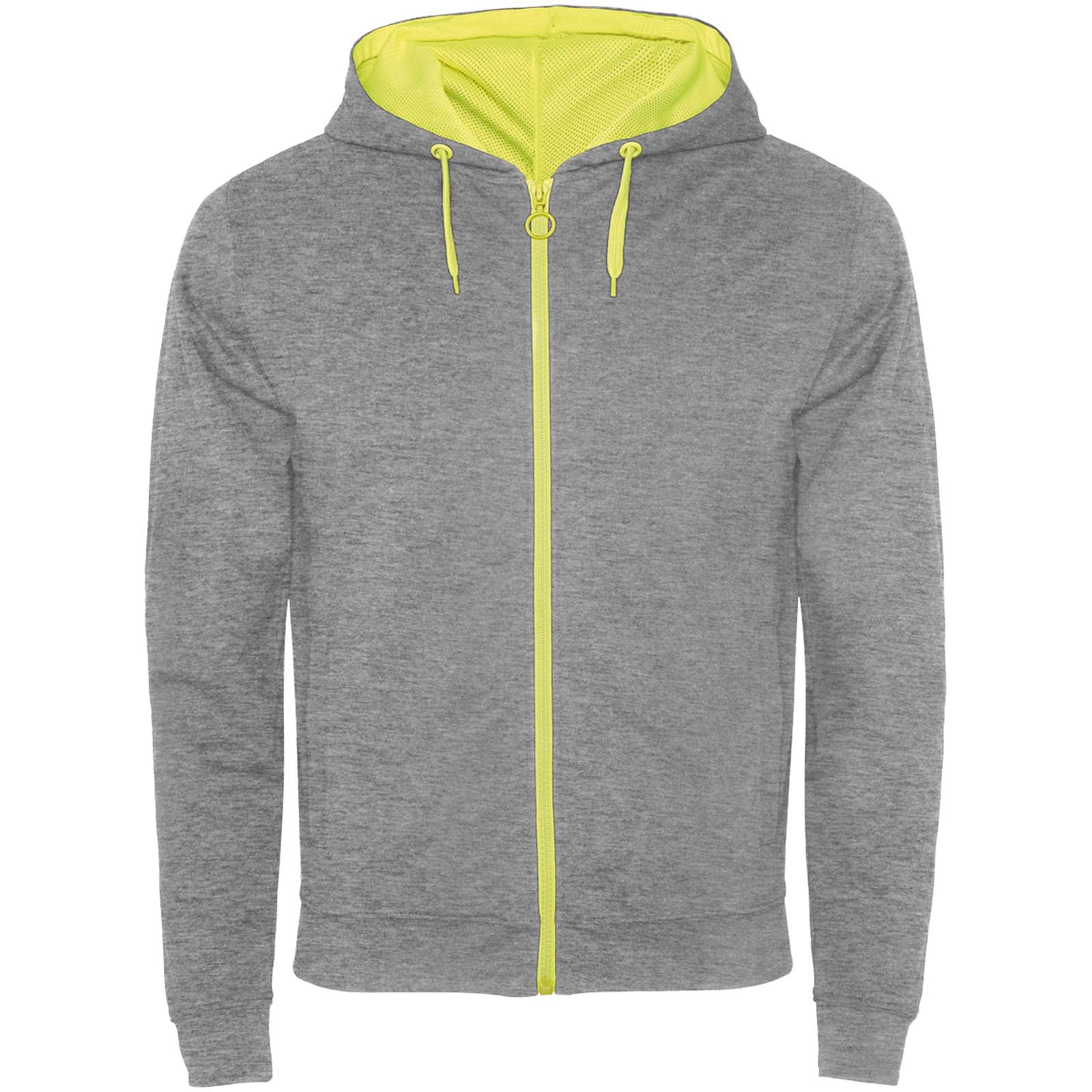 Hoodie, Reißverschluss, Kapuzenjacke, Graue Jacke, Neon Gelb Innenfutter, Hoodie, Reißverschluss, Grau, Neonfärbung, Kapuze, Hoodie, Reißverschlussjacke, Grau, Neonfutter, Vorderreißverschluss, Hoodie, Kapuzenjacke, Grau, NeonGelb, Reißverschluss