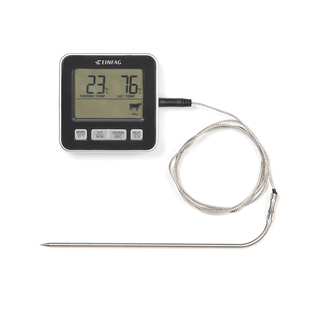 Computerausrüstung, Elektronik, Hardware, Überwachen, Bildschirm, Thermometer, Digital thermometer, Probe probe, Fleischthermometer, Thermometer mit Sonde