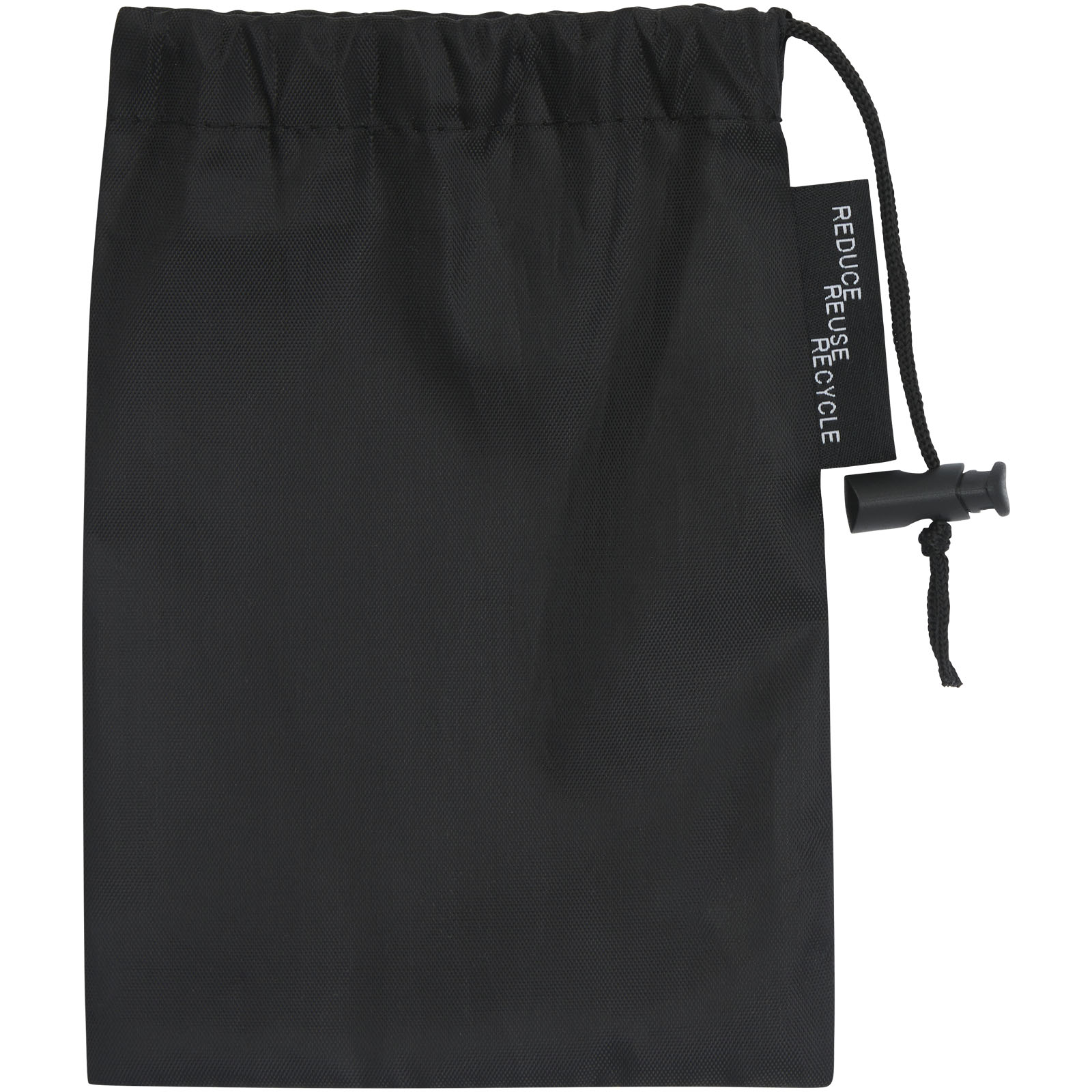 Beutel, Drawstring bag, Schwarz, Nylon, Umweltfreundlich