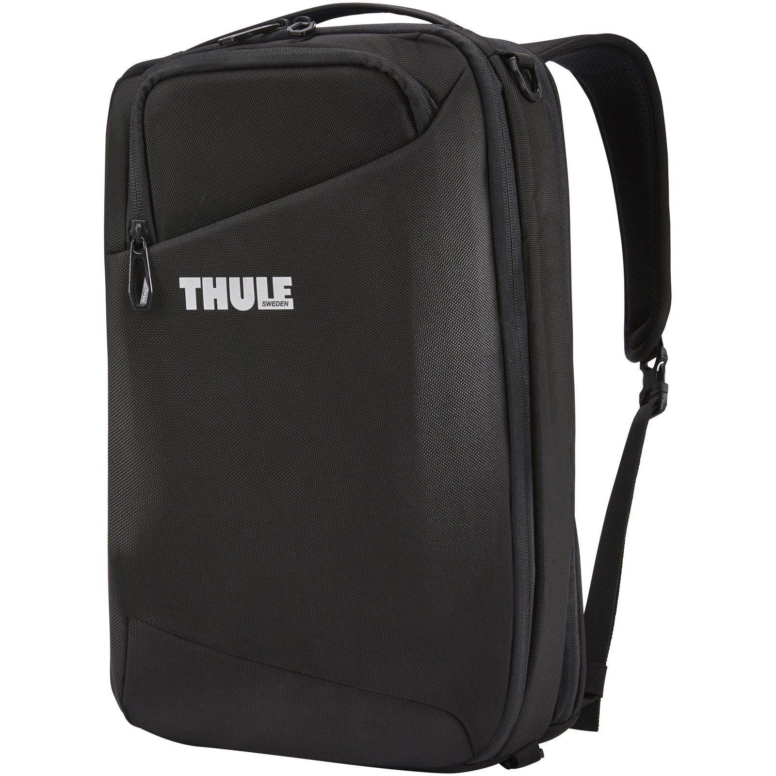 tasche, rucksack, schultertasche, schwarz, Thule