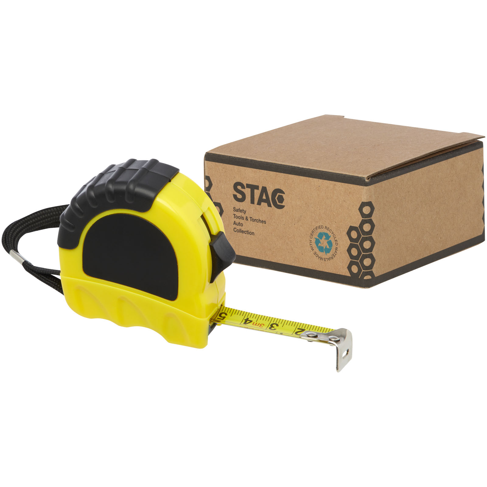 Maßband, Messband, Gelbes Messwerkzeug, Kompaktes Messwerkzeug, Werkzeugzubehör